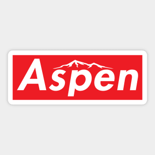 Aspen Colorado Skiing Ski Sticker